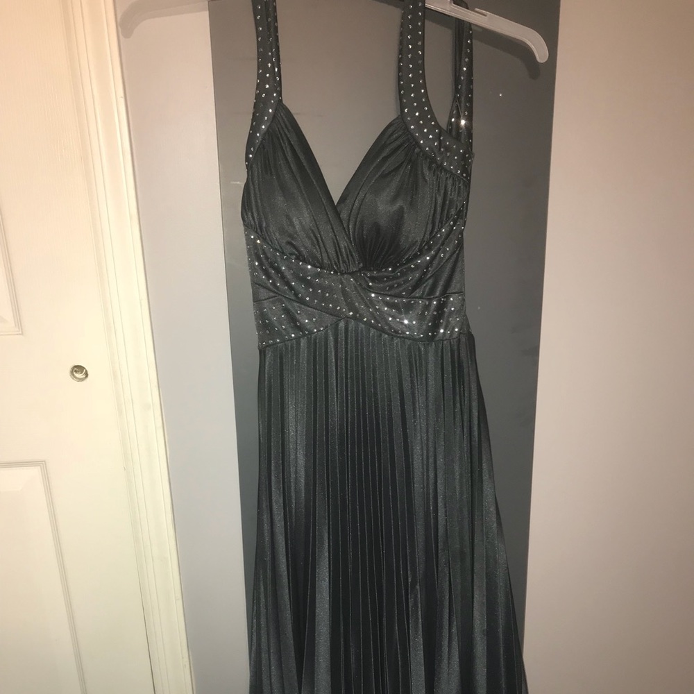 Dark grey prom dress (more pics included!)